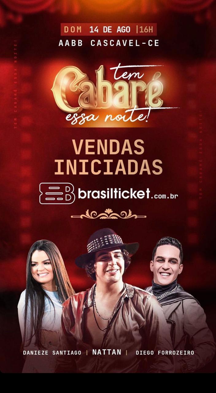 TEM CABARÈ ESSA NOITE